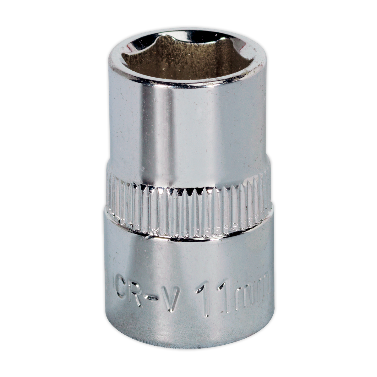 Sealey WallDrive Socket 11mm 3/8" Square Drive Fully Polished Finish Tool SP3811