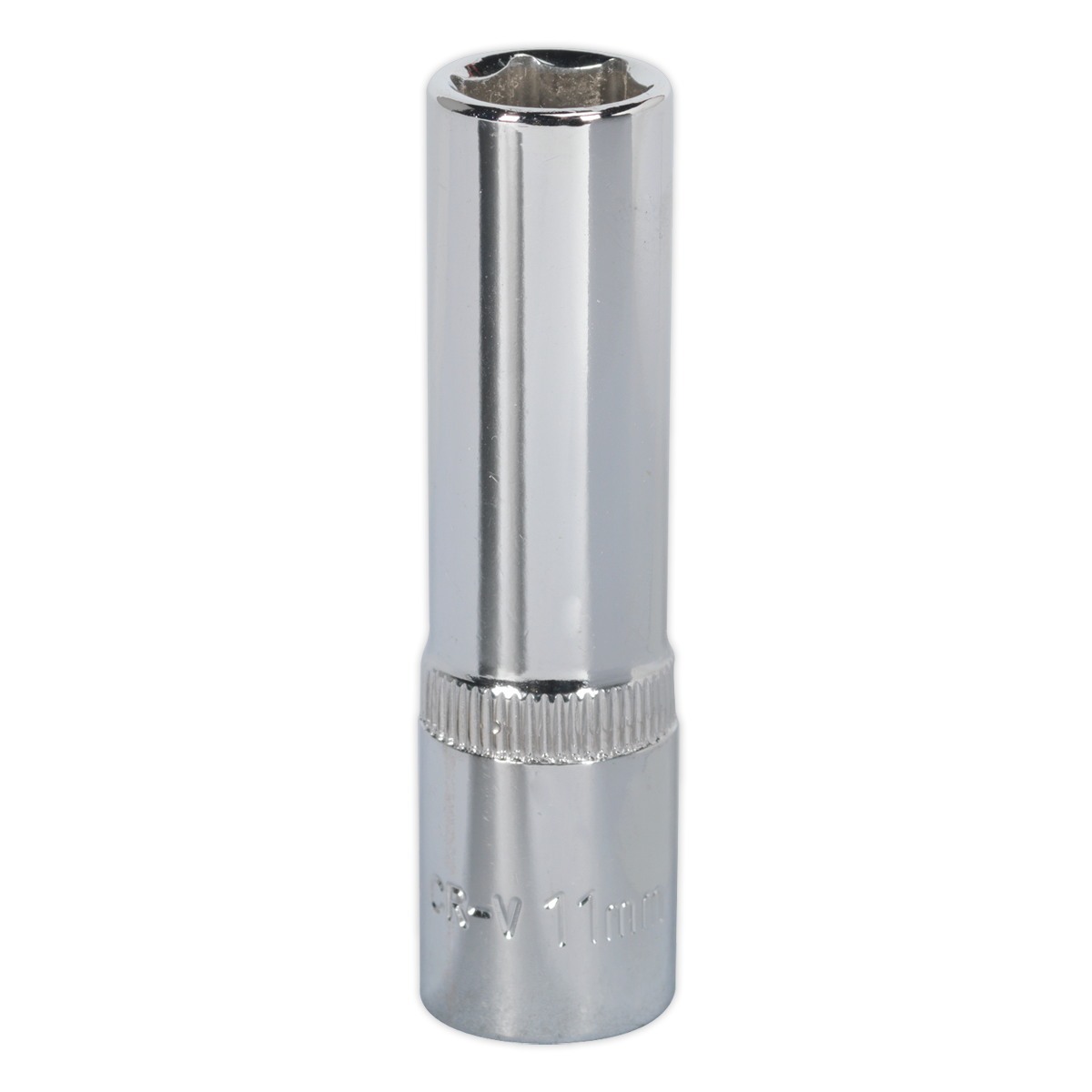 Sealey WallDrive Socket 11mm Deep 3/8" Drive Fully Polished Finish Tool SP3811D