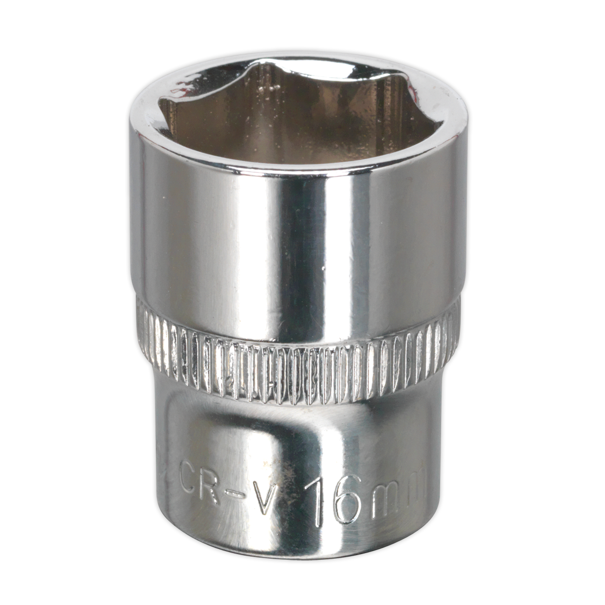 Sealey WallDrive Socket 16mm 3/8" Square Drive Fully Polished Finish Tool SP3816