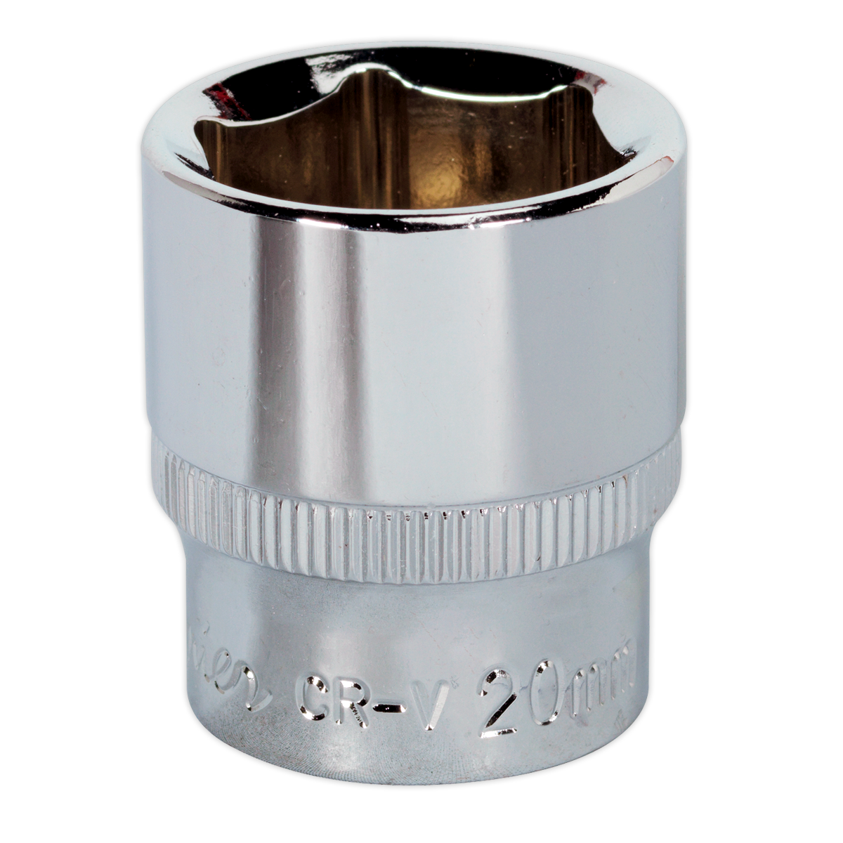 Sealey WallDrive Socket 20mm 3/8" Square Drive Fully Polished Finish Tool SP3820