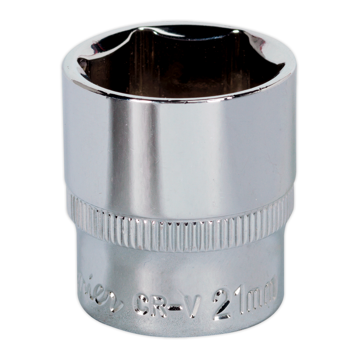Sealey WallDrive Socket 21mm 3/8" Square Drive Fully Polished Finish Tool SP3821