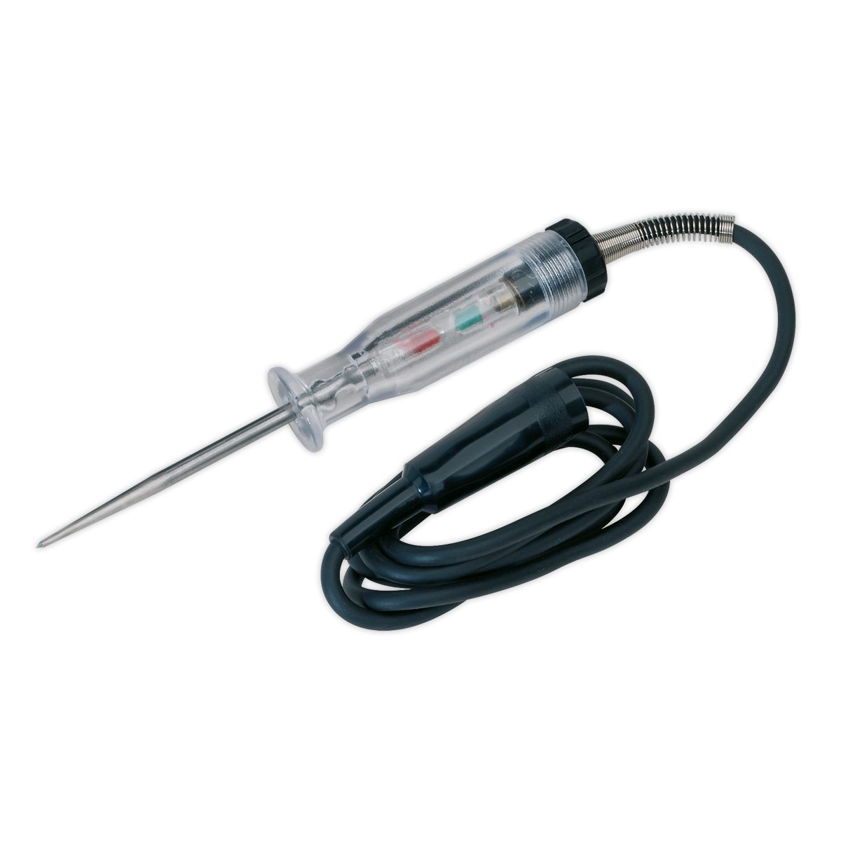Sealey Circuit Tester 6/12/24V With Polarity Test 1.5m Cable Earth Clip AK4030