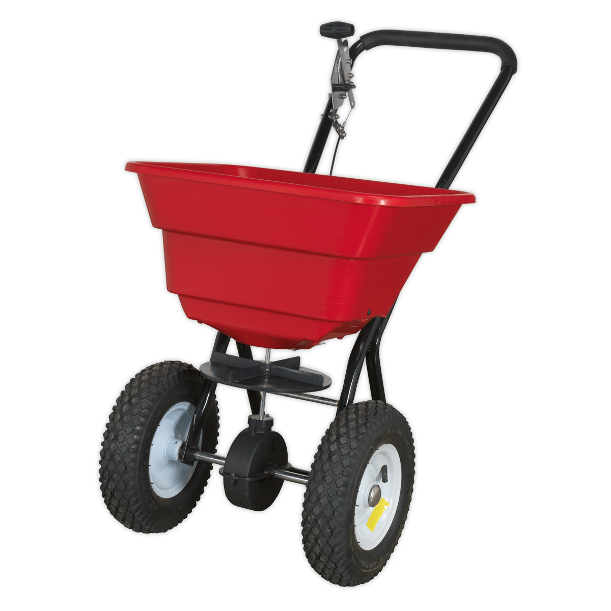 Sealey Broadcast Spreader 37kg 29L 3m-3.6m Spread Steel Frame Walk Behind SPB37W