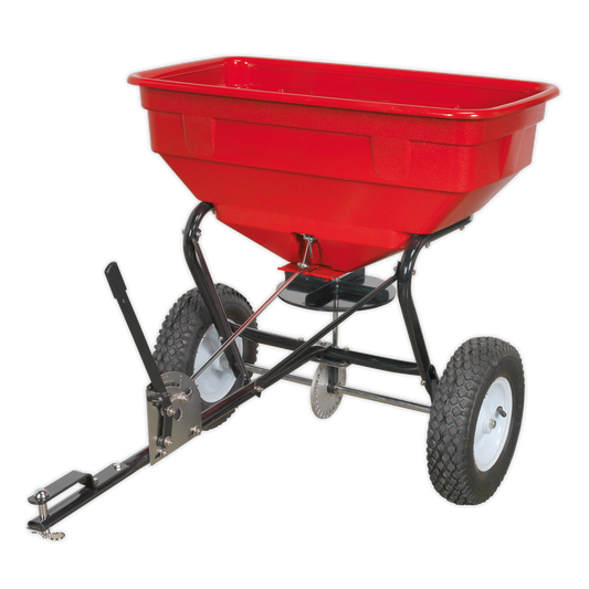 Sealey Broadcast Spreader With Adjustable Feed System 57kg Tow Behind SPB57T