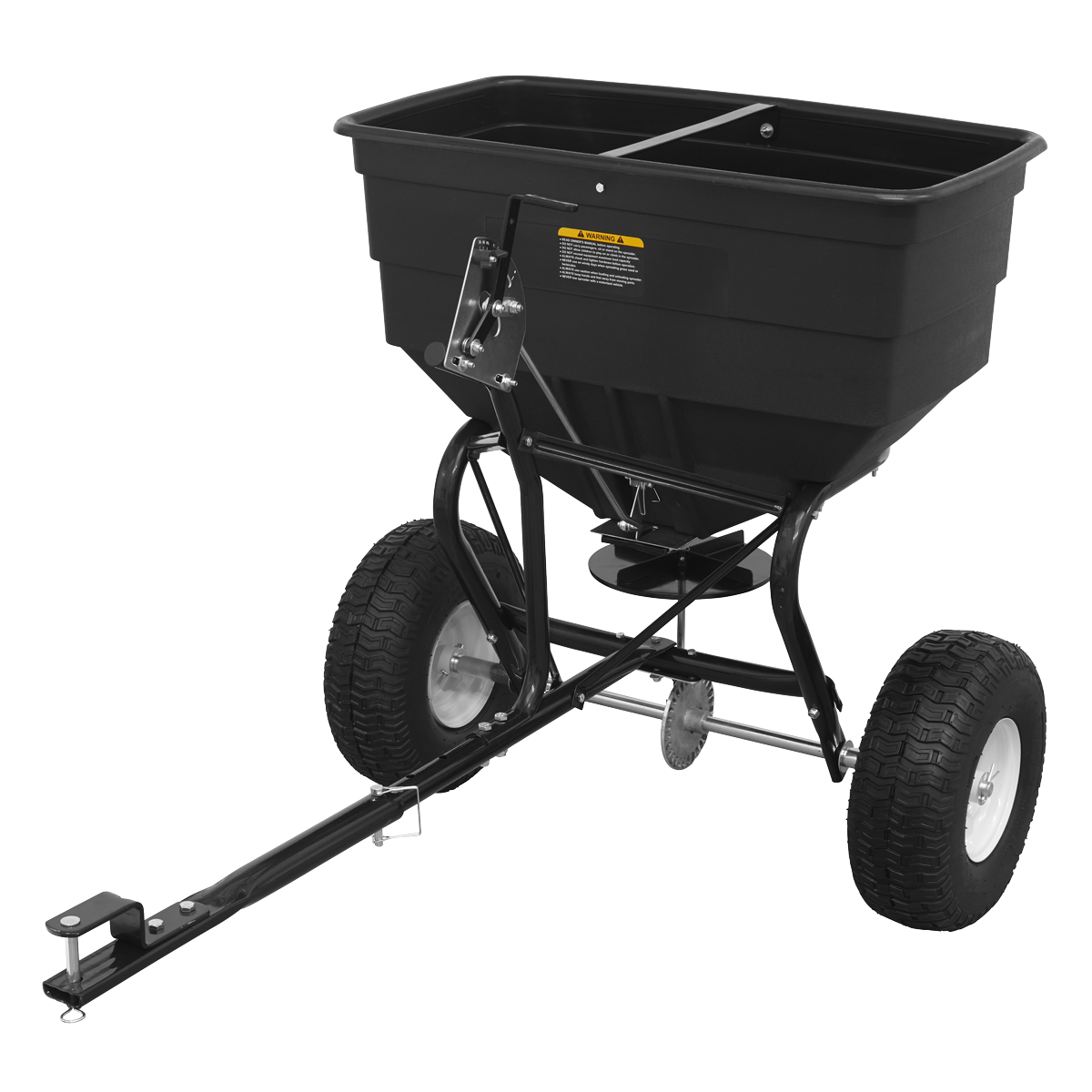 Sealey Broadcast Spreader With Adjustable Feed System 80kg Tow Behind SPB80T