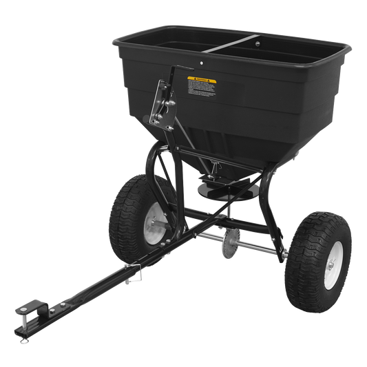 Sealey Broadcast Spreader With Adjustable Feed System 80kg Tow Behind SPB80T