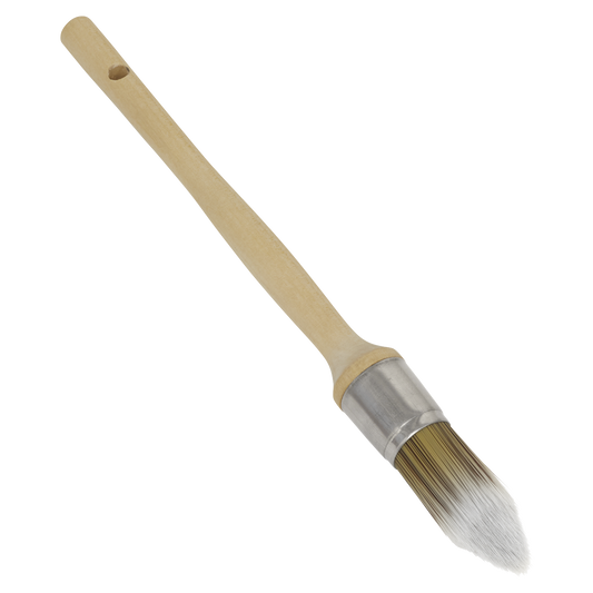 Sealey Round Sash Brush 21mm No Bristle Loss Chisel Tip Stainless Steel  SPBS21R