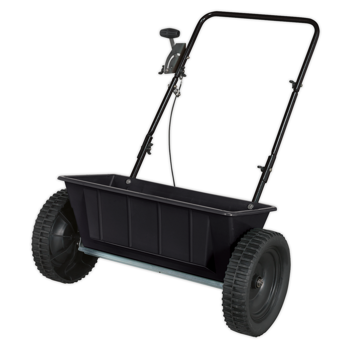 Sealey Drop Spreader With Adjustable Feed System 27kg Walk Behind SPD27W