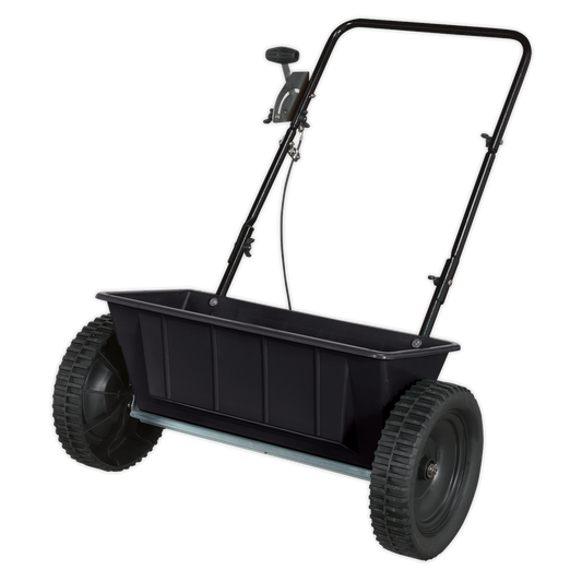 Sealey Drop Spreader With Adjustable Feed System 27kg Walk Behind SPD27W
