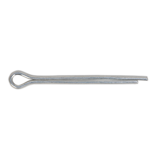 Sealey Split Pin 2.4 x 38mm Zinc Plated Steel Metric - Pack of 100 Pieces SPI103