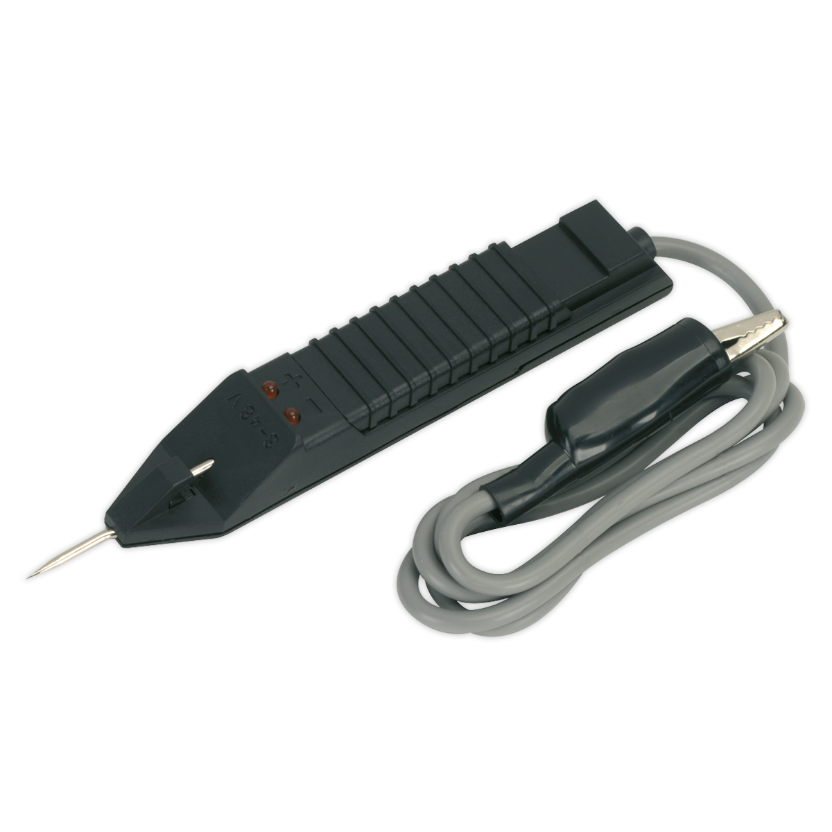 Sealey Circuit Tester 3-48V 0.9m Cable Insulated Crocodile Earth Clamp AK4051