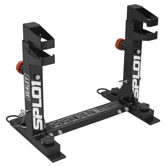 Sealey Motocross Bike Fast Lock Tie Down System With Mounting Plates SPL01