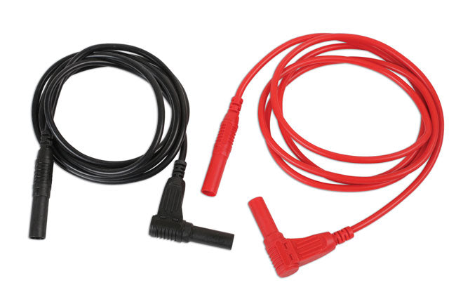 LASER 6543 Electrical Test Leads Silicone 1000V 10A 4mm Banana Plug 122cm