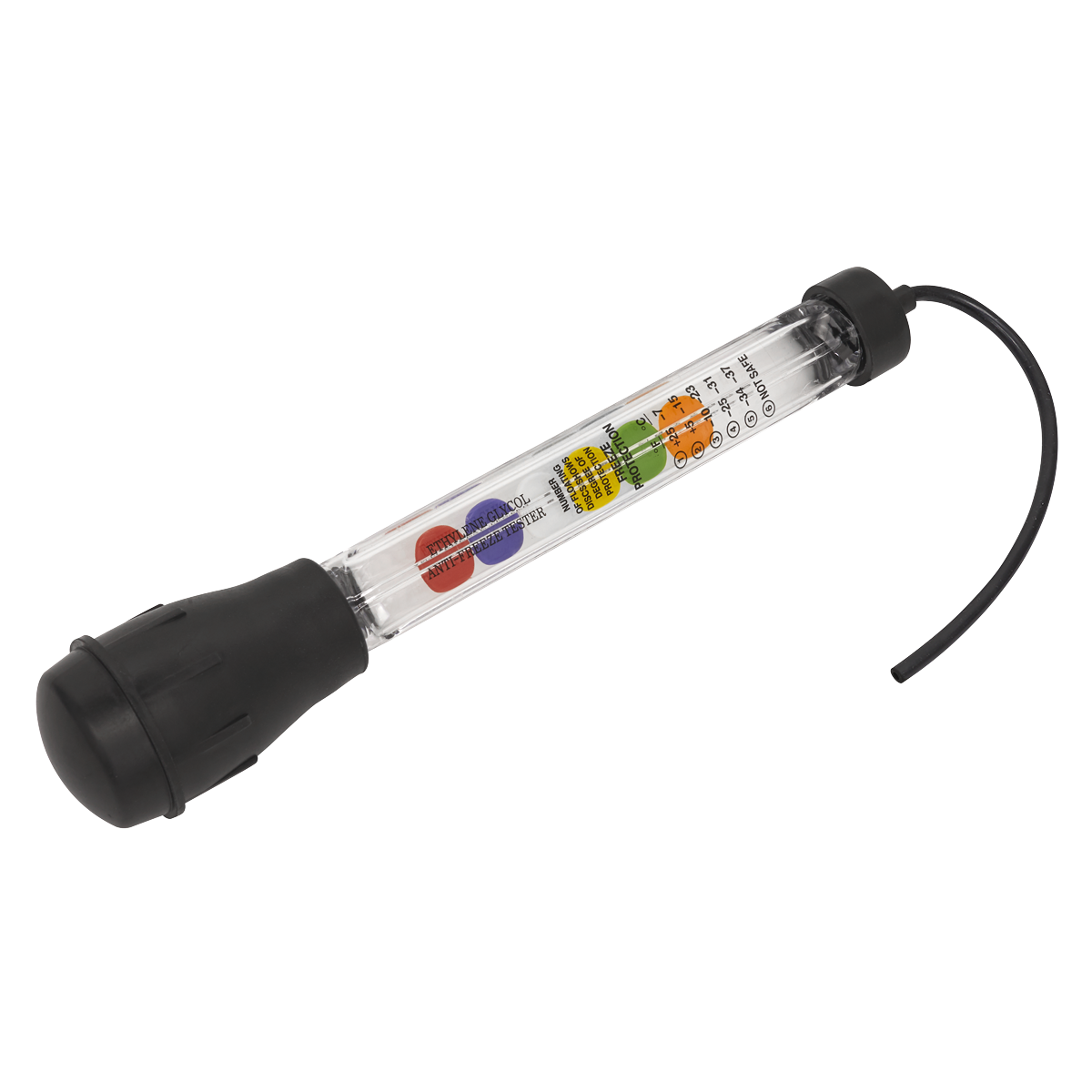 Sealey Ethylene Glycol Antifreeze Tester Hot & Cold Diagnose - Disc Type AK4120