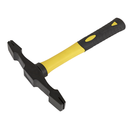 Sealey Double Ended Scutch Hammer With Fibreglass Handle Electrical Plumb SR707