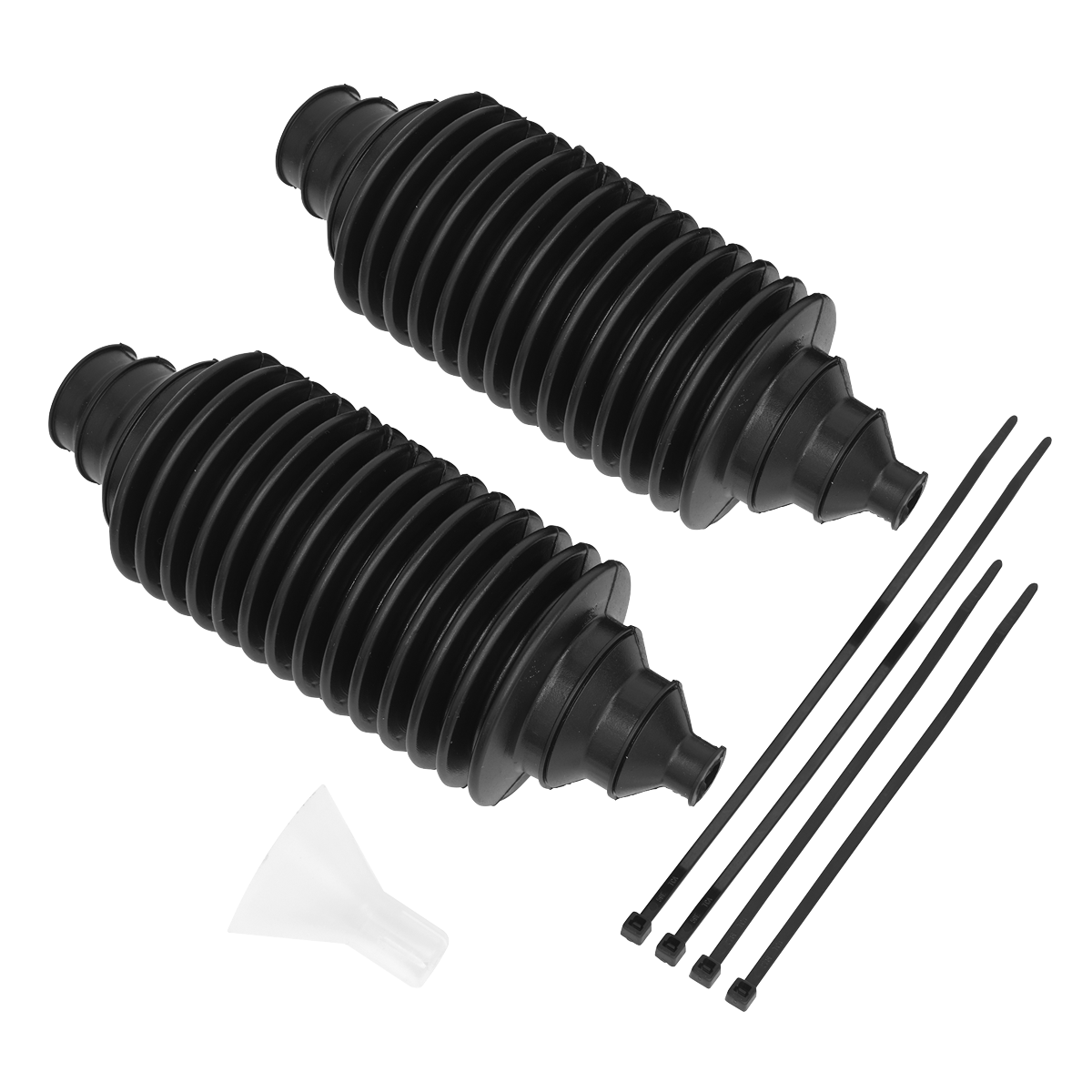 Sealey Universal Steering Rack Boot Kit With Plastic Securing Ties SRBK200