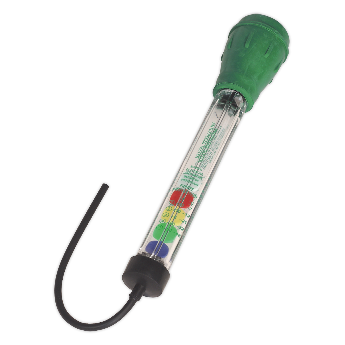 Sealey Propylene Glycol Antifreeze Tester Hot & Cold Diagnose - Disc Type AK4122