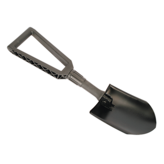 Sealey Folding Shovel With Nylon Handle & Solid Carbon Steel Head 590mm SS03