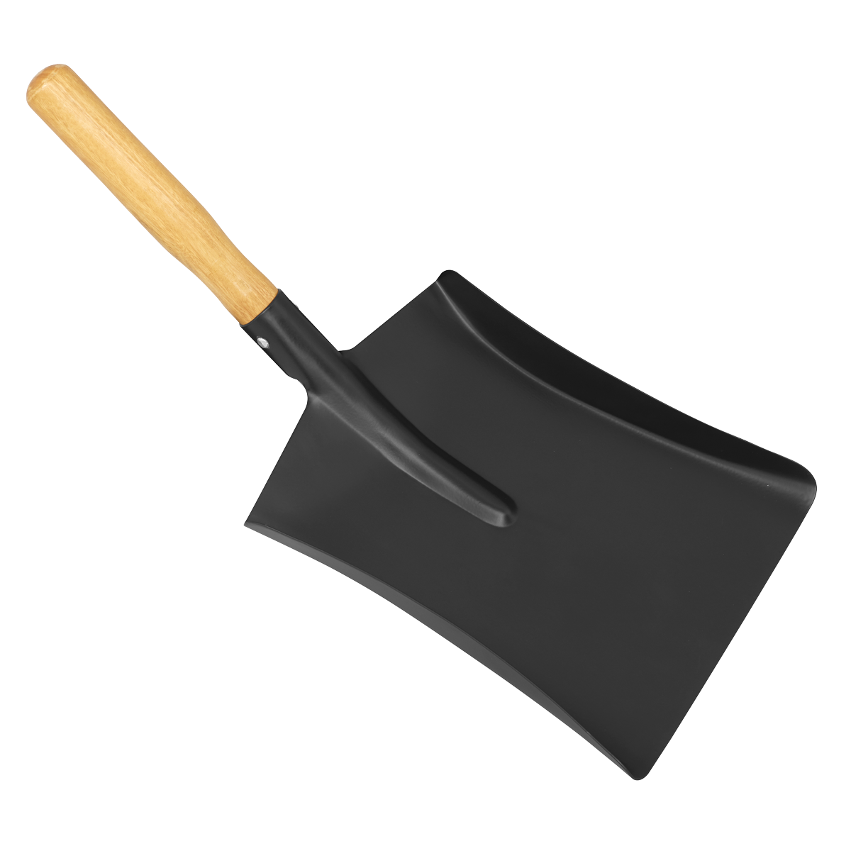 Sealey Coal Shovel Steel 8" Head With 228mm Wooden Handle Hot Ashes Removal SS09