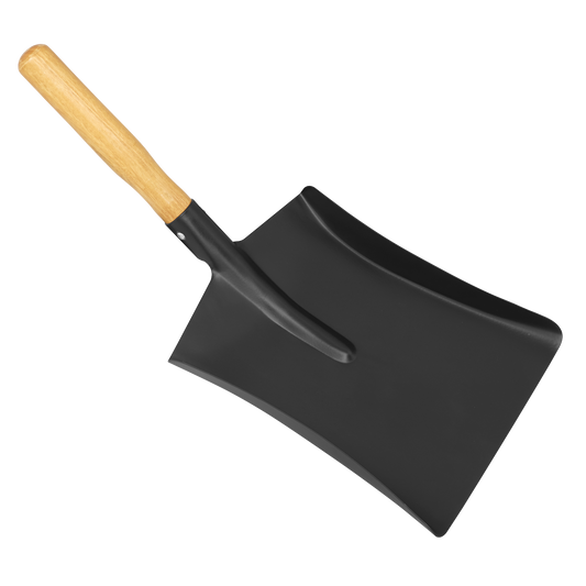 Sealey Coal Shovel Steel 8" Head With 228mm Wooden Handle Hot Ashes Removal SS09