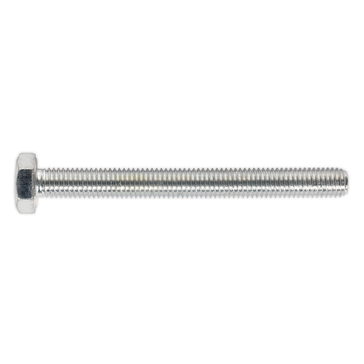 Sealey HT Setscrew M10 x 100mm 8.8 Zinc Plated DIN 933 Pack of 25 Pieces SS10100