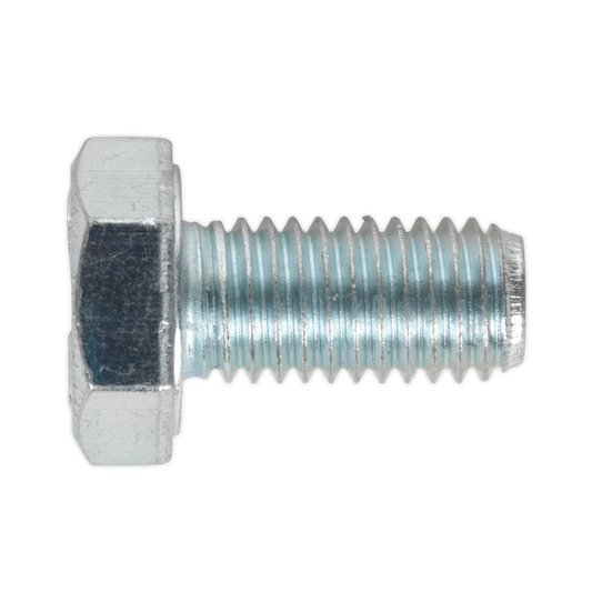 Sealey HT Setscrew M10 x 20mm 8.8 Zinc Plated DIN 933 Pack of 25 Pieces SS1020