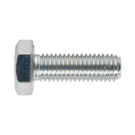 Sealey HT Setscrew M10 x 30mm 8.8 Zinc Plated DIN 933 Pack Of 25 SS1030