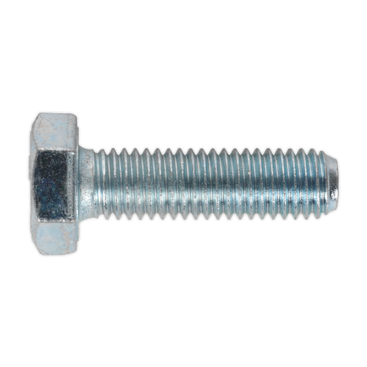 Sealey HT Setscrew M10 x 35mm 8.8 Zinc Plated DIN 933 - Pack of 25 Pieces SS1035