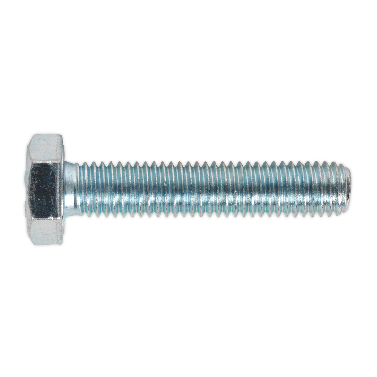 Sealey HT Setscrew M10 x 50mm 8.8 Zinc Plated DIN 933 Pack of 25 Pieces SS1050