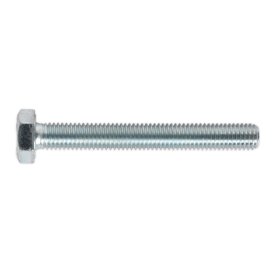 Sealey HT Setscrew M10 x 80mm 8.8 Zinc Plated DIN 933 Pack of 25 Pieces SS1080