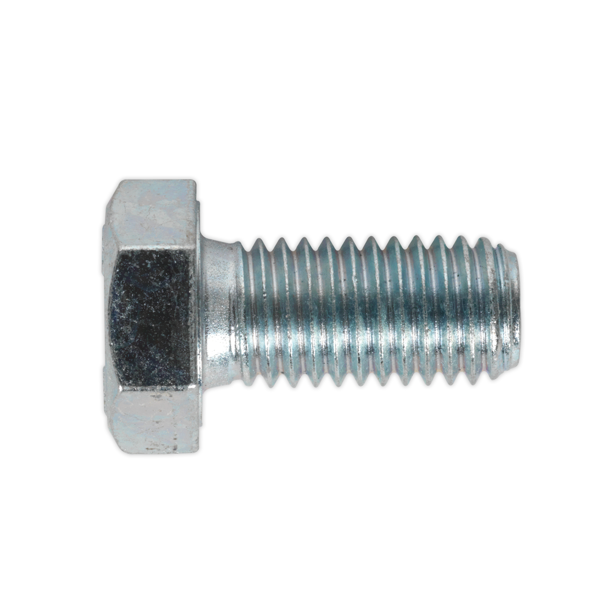 Sealey HT Setscrew M12 x 25mm 8.8 Zinc Plated DIN 933 - Pack of 25 Pieces SS1225