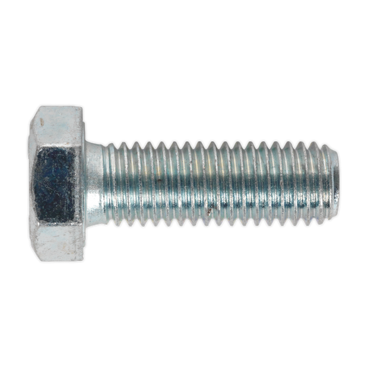 Sealey HT Setscrew M12 x 35mm 8.8 Zinc Plated DIN 933 - Pack of 25 Pieces SS1235