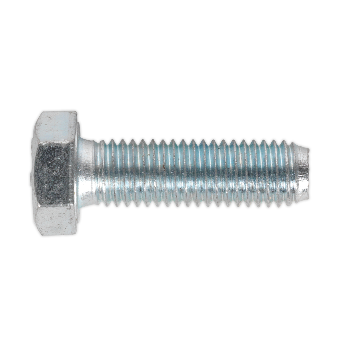 Sealey HT Setscrew M12 x 40mm 8.8 Zinc Plated DIN 933 - Pack of 25 Pieces SS1240