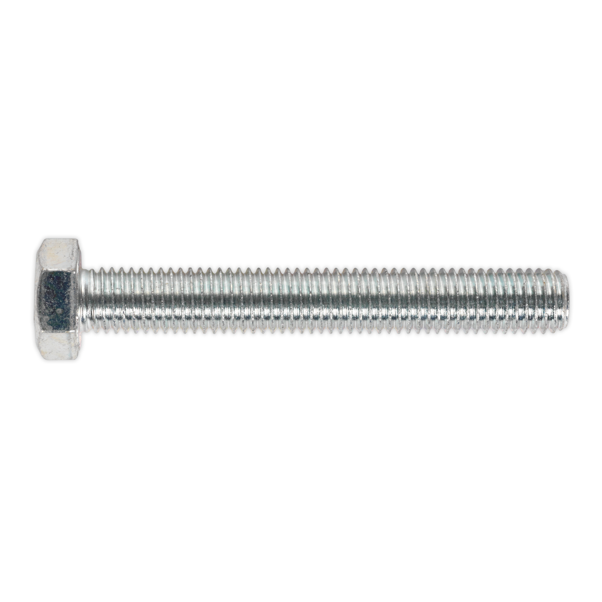 Sealey HT Setscrew M14 x 100mm 8.8 Zinc Plated DIN 933 Pack of 10 Pieces SS14100