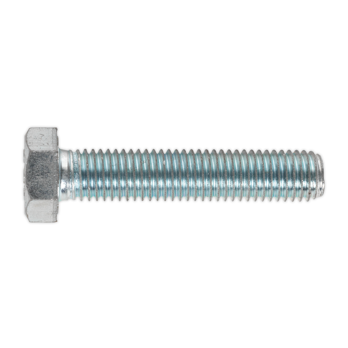 Sealey HT Setscrew M14 x 70mm 8.8 Zinc Plated DIN 933 - Pack of 10 Pieces SS1470