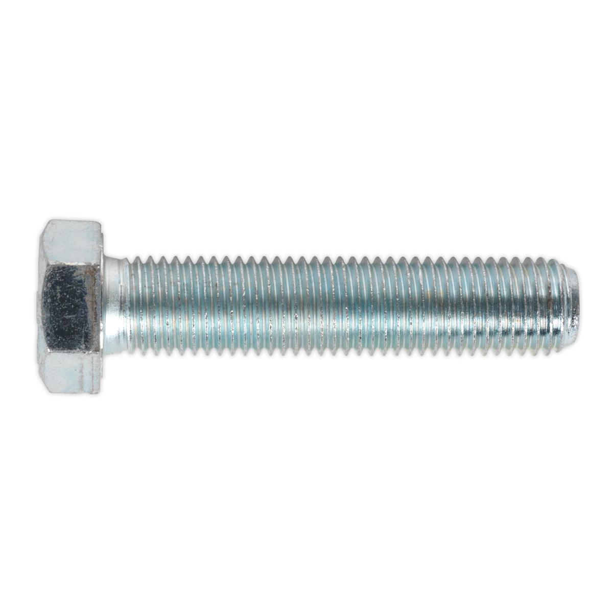 Sealey HT Setscrew M16 x 75mm 8.8 Zinc Plated DIN 933 - Pack of 10 Pieces SS1675