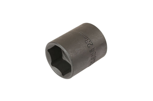LASER 1701 Socket Wrench Insert 1/2" Drive 23mm Spanner Chrome Vanadium Steel