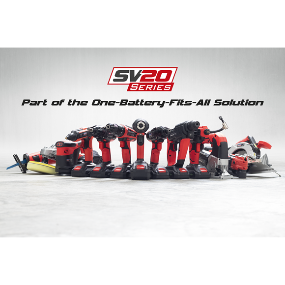 Sealey 20V SV20 Series 310mL Cordless Caulking Gun 6-Speed - Body Only CP20VCG