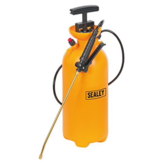 Sealey Pressure Sprayer Metal Lance With Adjustable Nozzle 8 Litres - Yellow SS3