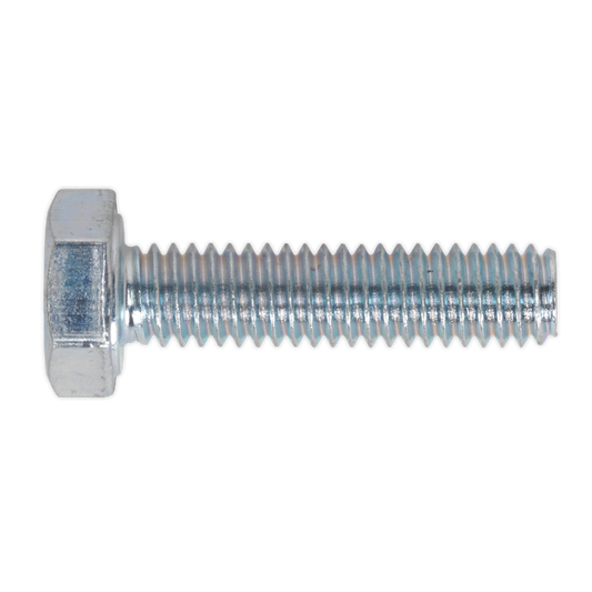 Sealey HT Setscrew M4 x 10mm - 8.8 Zinc Plated DIN 933 - Pack of 50 Pieces SS410