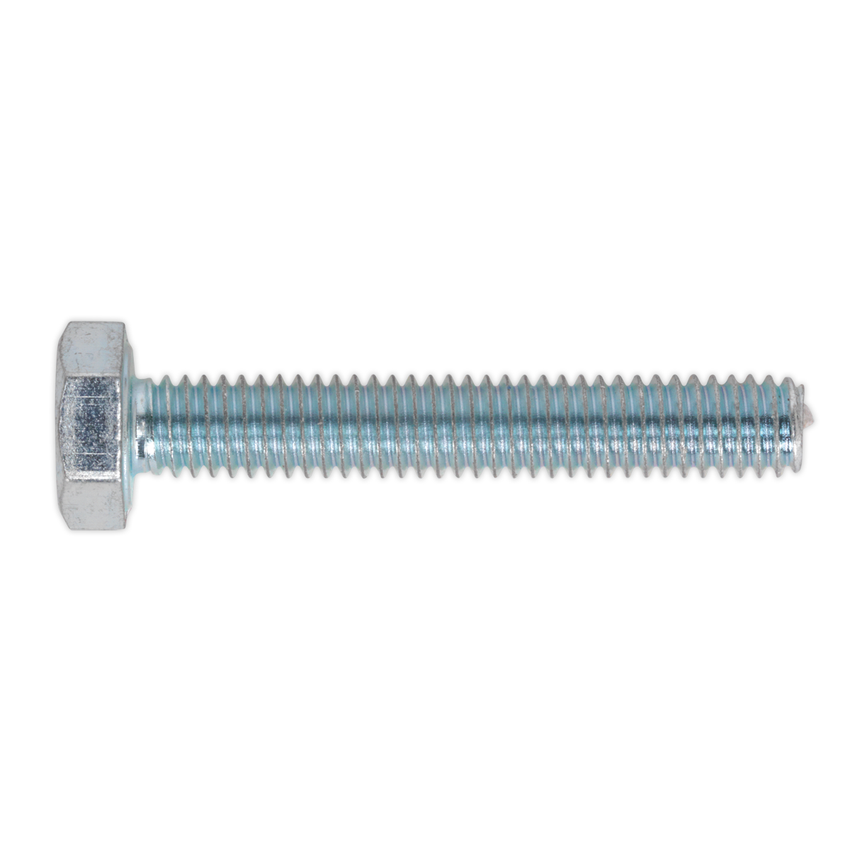 Sealey HT Setscrew M4 x 25mm 8.8 Zinc Plated DIN 933 - Pack of 50 Pieces SS425