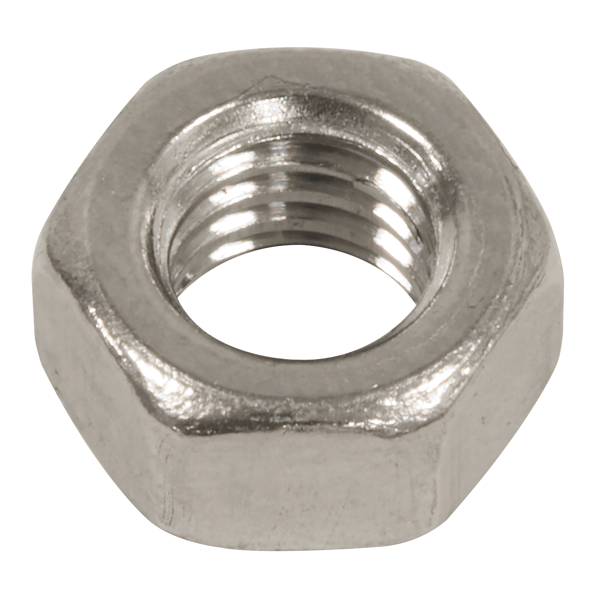 Sealey Stainless Steel Nut DIN 934 M5 A2 Stainless Steel 100 Pieces SS5