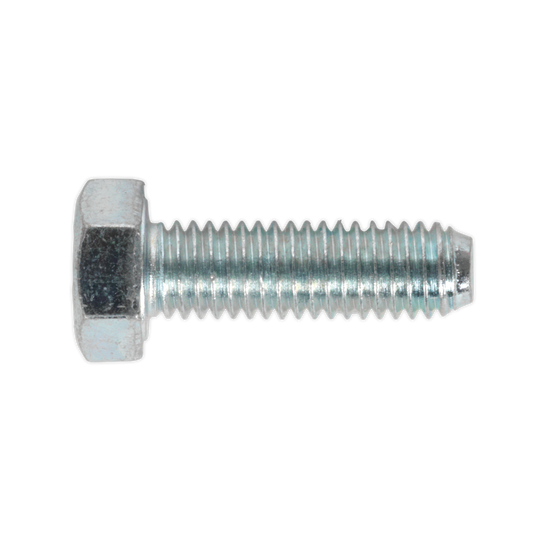 Sealey HT Setscrew M5 x 16mm 8.8 Zinc Plated DIN 933 - Pack of 50 Pieces SS516