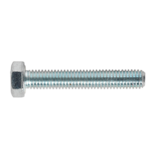 Sealey HT Setscrew M5 x 30mm 8.8 Zinc Plated DIN 933 - Pack of 50 Pieces SS530