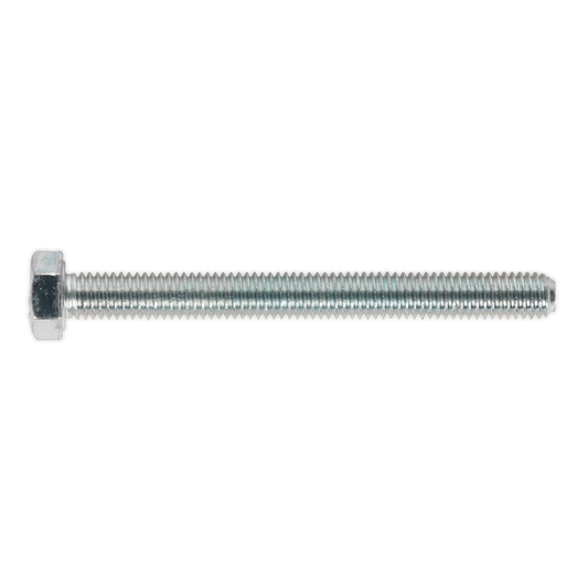 Sealey HT Setscrew M5 x 50mm 8.8 Zinc Plated DIN 933 - Pack of 50 Pieces SS550