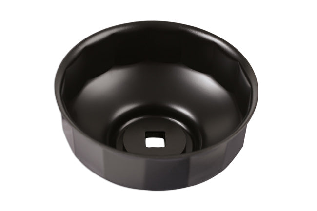 LASER 6612 88mm Oil Fuel Filter Wrench Steel 15-Flute Cup Style Garage Tool