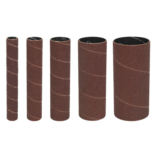 Sealey Sanding Sleeves For Power Tool Assorted 80 Grit - Pack of 5 Pieces SS5ASS
