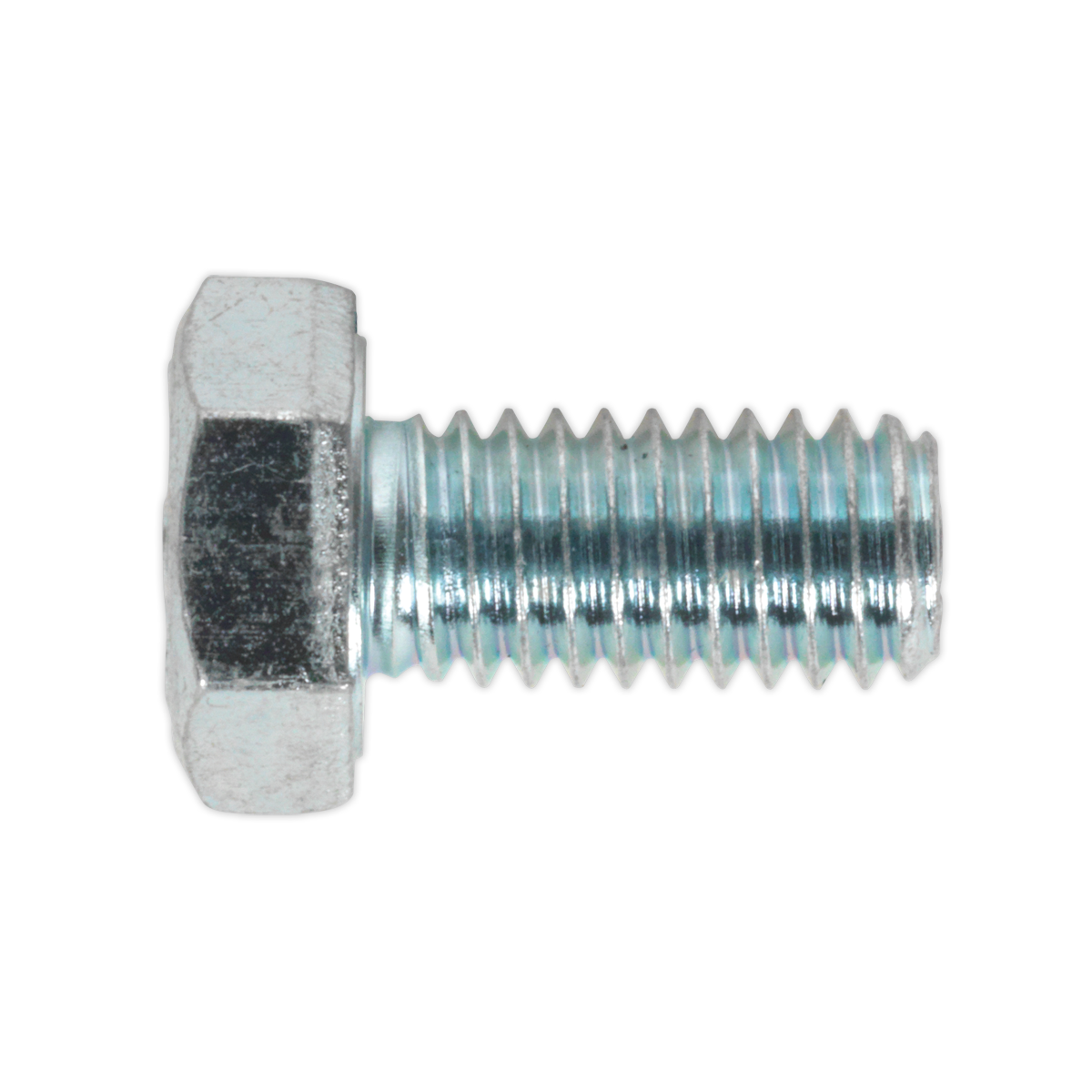 Sealey HT Setscrew M6 x 12mm 8.8 Zinc Plated DIN 933 - Pack of 50 Pieces SS612