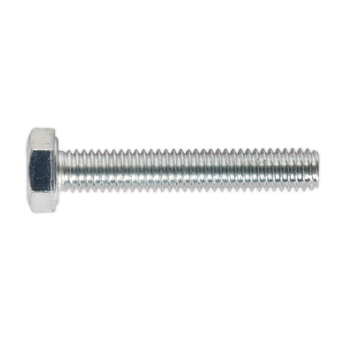 Sealey HT Setscrew M6 x 35mm 8.8 Zinc Plated DIN 933 - Pack of 50 Pieces SS635