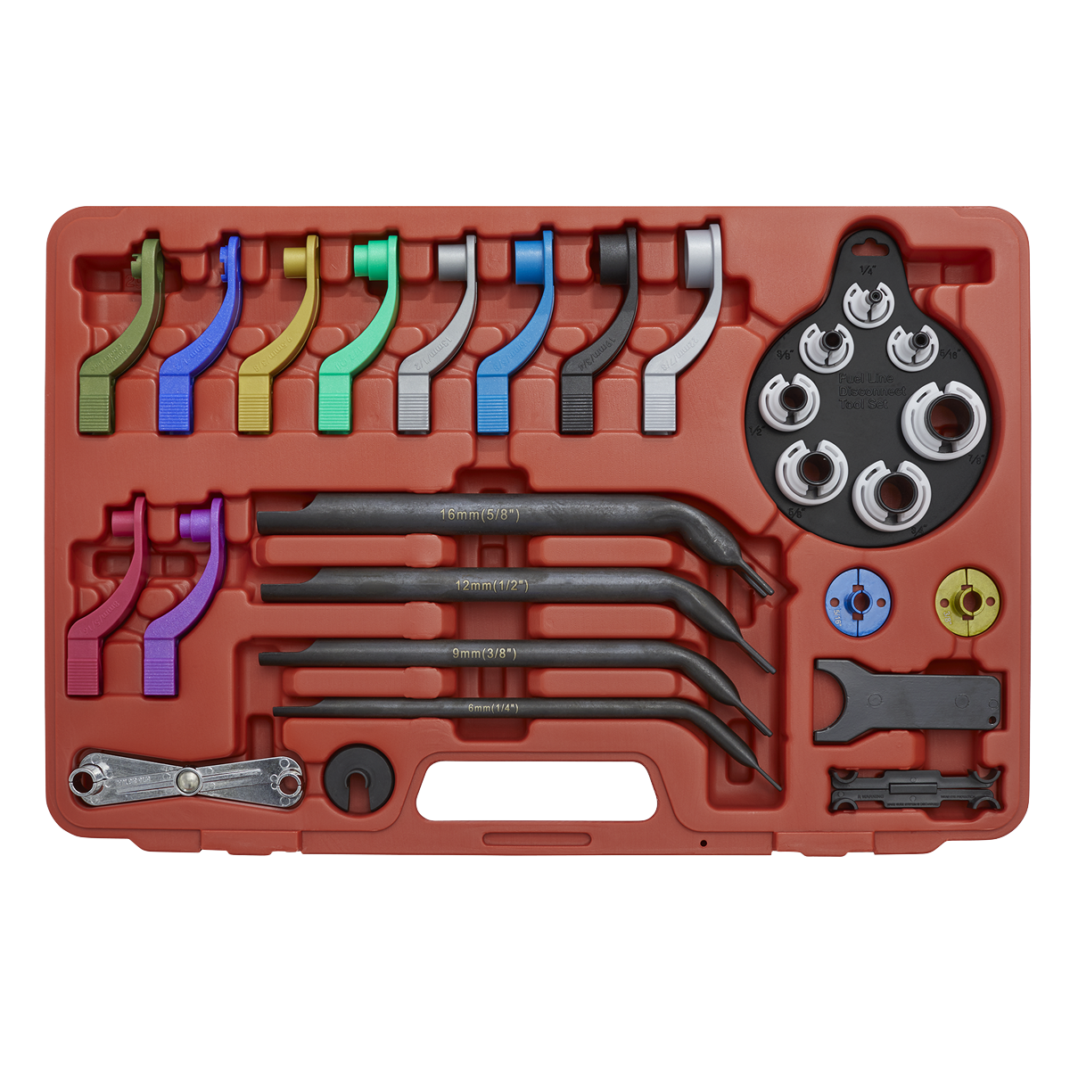 Sealey Fuel & Air Conditioning Disconnection Tool Set 27 Pieces Kit VS0557